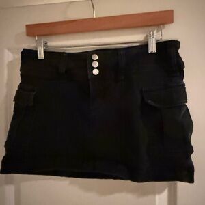 Urban Outfitters Black Denim Skirt